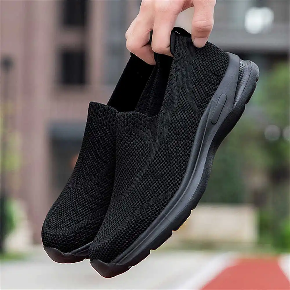 Streetwear Brand Global - Tanpa renda jaring sepatu bot pria,