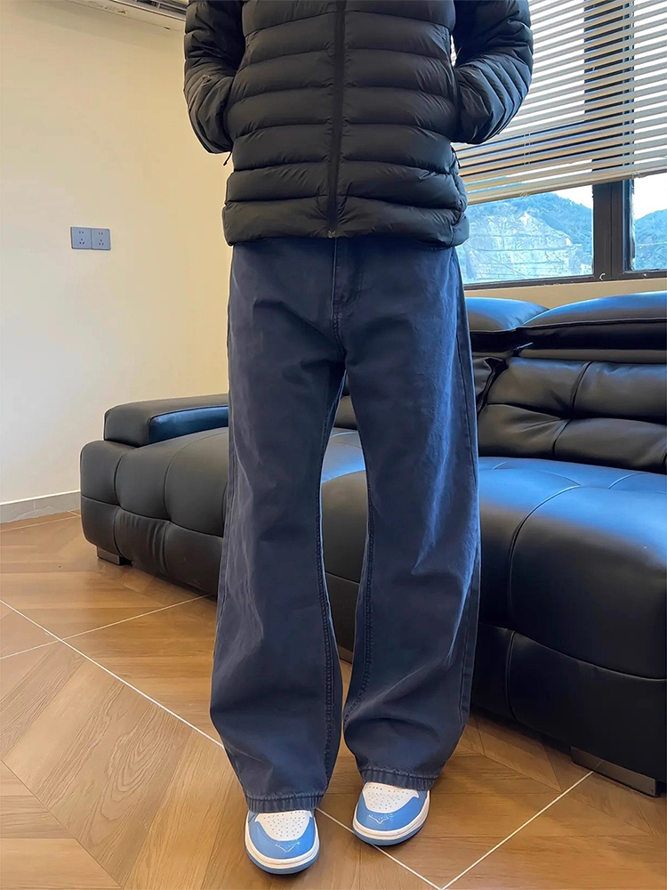 French Streetwear Brand - Cleanfit French Work Blue Celana Jeans