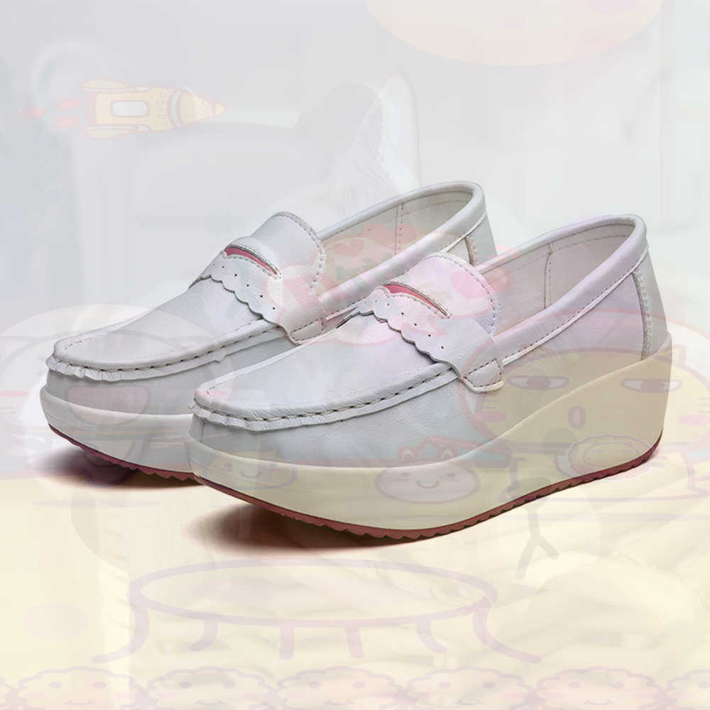 Streetwear Brand Global - Plataform Sepatu Kets Merah Muda Musim