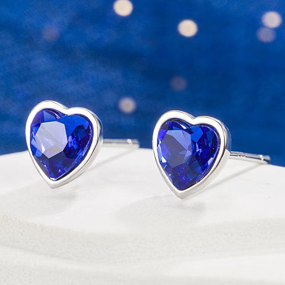 Chrome Hearts Ring - Anting-Anting Perak 925 Sterling Berbentuk Hati