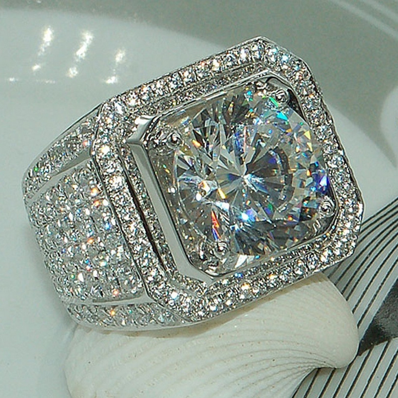 Cincin Perak Murni 925 Mewah d - Chrome Hearts Ring ulasan dan harga