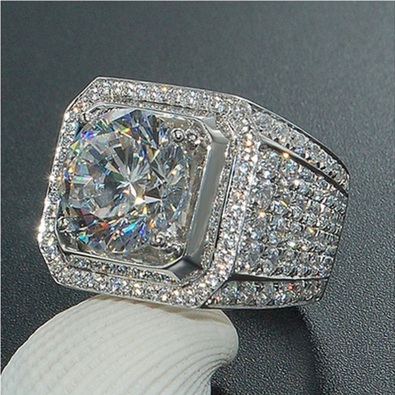 Cincin Perak Murni 925 Mewah d - Chrome Hearts Ring ulasan dan harga