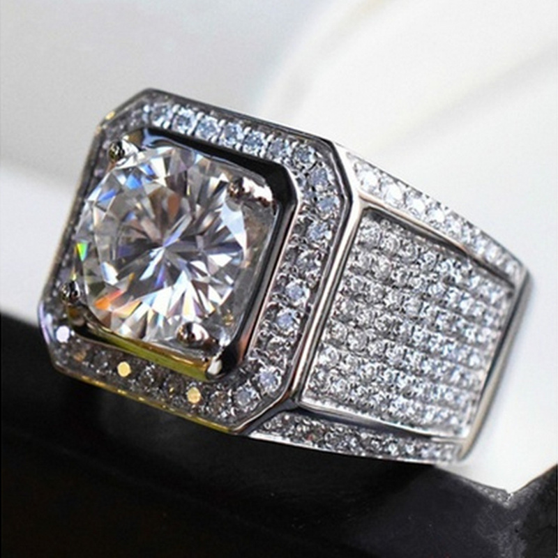 Cincin Perak Murni 925 Mewah d - Chrome Hearts Ring ulasan dan harga