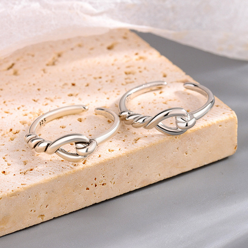 Cincin Perak Sterling 925 Bent - Chrome Hearts Ring ulasan dan harga