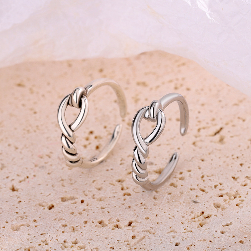 Cincin Perak Sterling 925 Bent - Chrome Hearts Ring ulasan dan harga