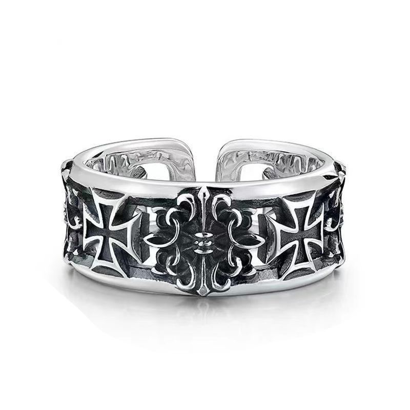 Cincin terbuka niche untuk pri - Chrome Hearts Ring ulasan dan harga
