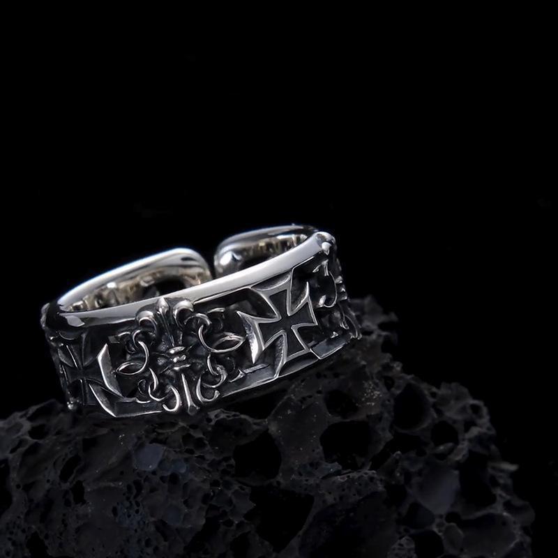 Cincin terbuka niche untuk pri - Chrome Hearts Ring ulasan dan harga