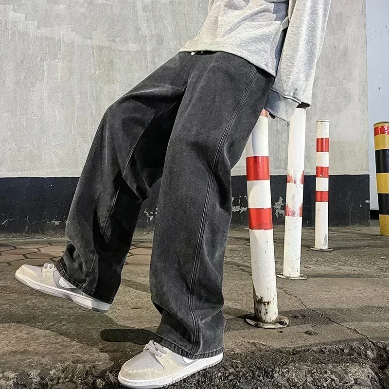 Celana Jeans Longgar Streetwea - Streetwear Clothing Brands ulasan dan harga