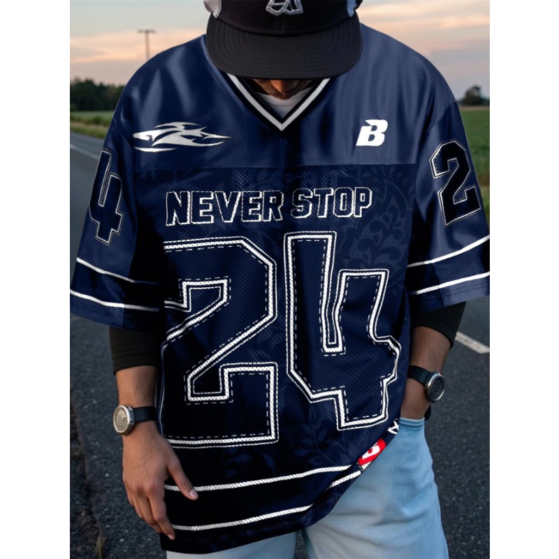 Jersey Pria Vintage Musim Pana - Streetwear Brand Football Jersey ulasan dan harga