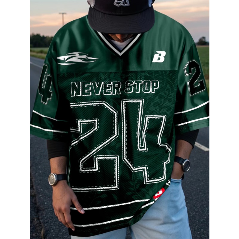 Jersey Pria Vintage Musim Pana - Streetwear Brand Football Jersey ulasan dan harga