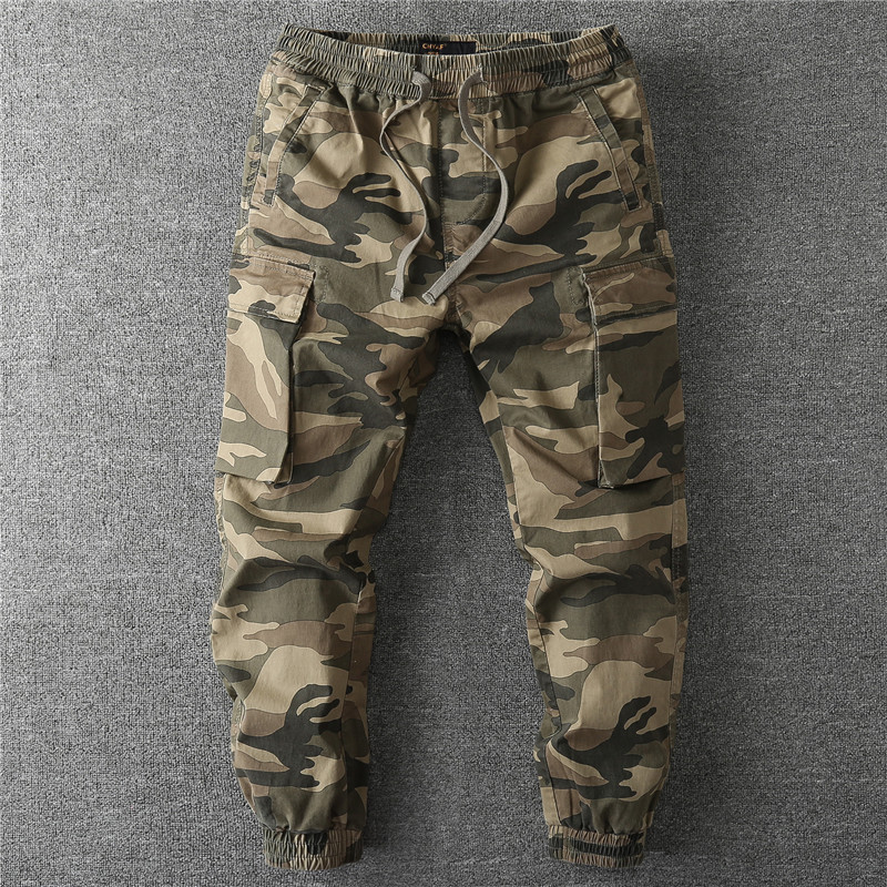 Celana Cargo Multi Saku Camo V - Streetwear Brand Clothing ulasan dan harga