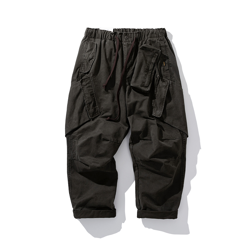 Celana Kasual Multi-saku 3D Me - Japanese Brand Streetwear Vintage ulasan dan harga