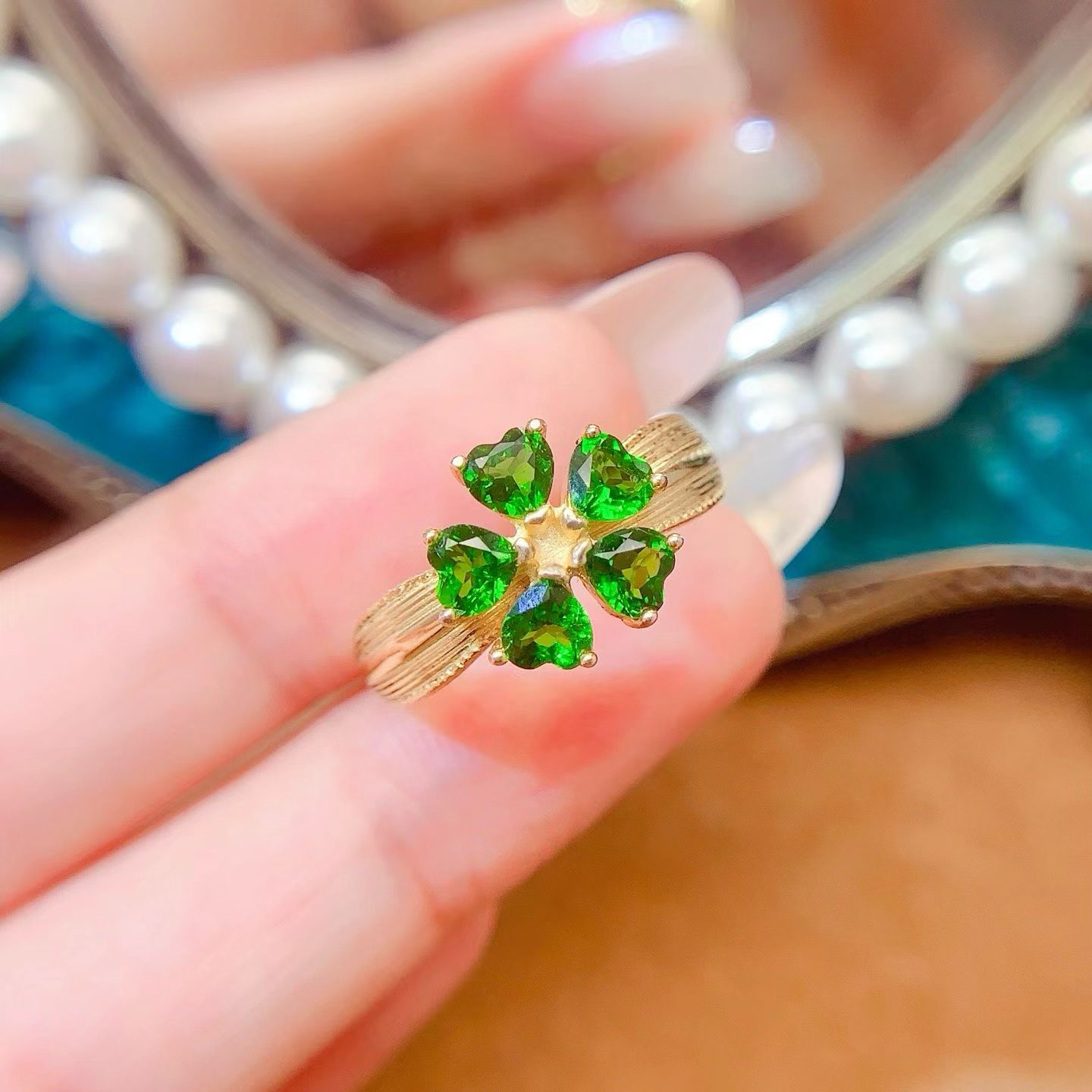 Cincin Diopside Krom Alami den - Chrome Hearts Ring ulasan dan harga