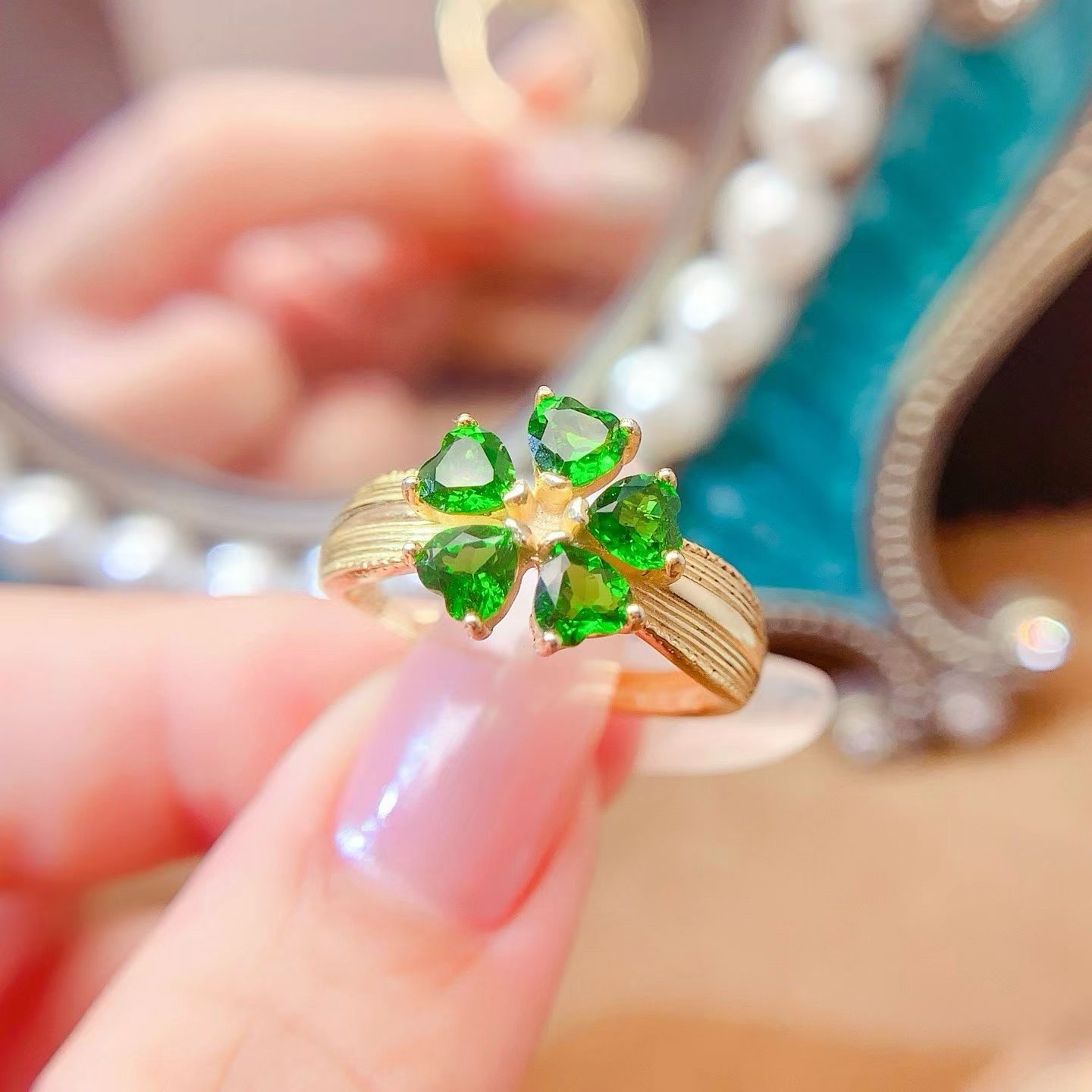 Cincin Diopside Krom Alami den - Chrome Hearts Ring ulasan dan harga